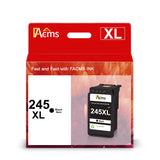 PG-245XL Black Ink Cartridge Replacement for Canon PG-245 PG-245XL 245XL Black Ink for PIXMA MX490 TR4520 TS3322 TR4522 TR4500 TS3122 TS3300 MX492 MG2522 TS3320 TS3100 Printer（1 Black） FACMS