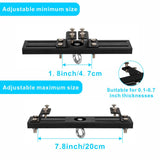 YZZHAJ Heavy Duty Steel Beam Hanger, Punching Bag Hanger Mount I-Beam, Dual-Track I-Beam Heavy Bag Mount Hanger for Boxing Muay Thai Training,Aerial Yoga Swing & Hammock YZZHAJ