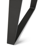 SIMPLIHOME Lowry SOLID ACACIA WOOD and Metal 60 Inch Wide Modern Industrial Console Sofa Table in Distressed Charcoal Brown, For the Living Room, Entryway and Bedroom SIMPLIHOME