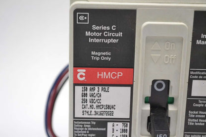 Eaton HMCP150U4C Circuit Breaker,150A,3P,600VAC,HMCP