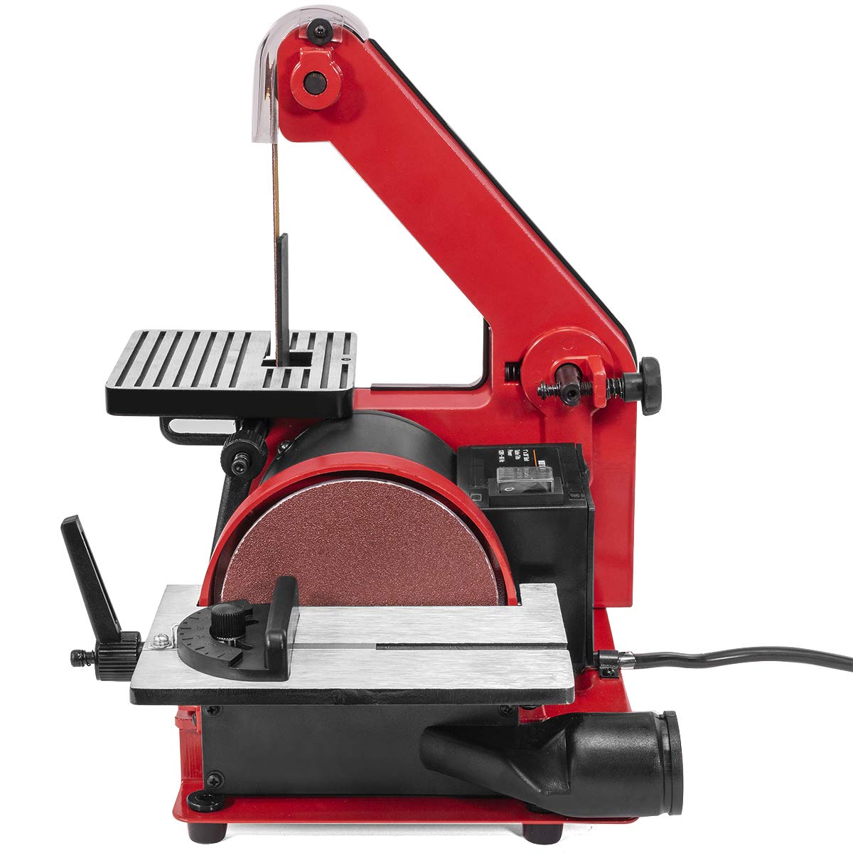 XtremepowerUS 1" x 30" Inch Belt Sander with 5" Disc Sander, Bench Sander with 1/3HP Motor for Woodworking 2-in-1 Bench Sander Combo - WoodArtSupply