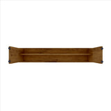 Manhattan Comfort Nomad Mid Century Modern Rustic Kitchen Dining Room Bench, 67.91", Nature Manhattan Comfort