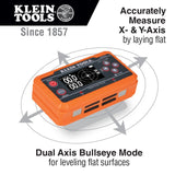 Klein Tools 935DAGL Digital Level Angle Finder with Programmable Angles, Measures 0 - 90 and 0 - 180 Degree or Dual Axis Bullseye Ranges Klein Tools