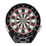 Outlaw Electronic Dartboard and 81-in Free-Standing Cabinet - Cherry Finish Hathaway
