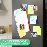 Xuhal 60 Pcs Sublimation Magnet Blanks Sublimation Blank Refrigerator Magnets Products for Kitchen Microwave Oven Office Decor, with 30 Pcs Square Blanks and 30 Pcs Fridge Magnets, 3 Sizes Xuhal