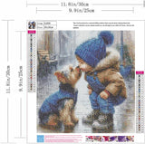 ZQEATRY 5D Diamond Painting Kits for Adults-Animal Dog Diamond Art Kits,DIY Full Round Drill Gem Art Crafts for Adults,Home Wall Decor 11.8x11.8inch ZQEATRY