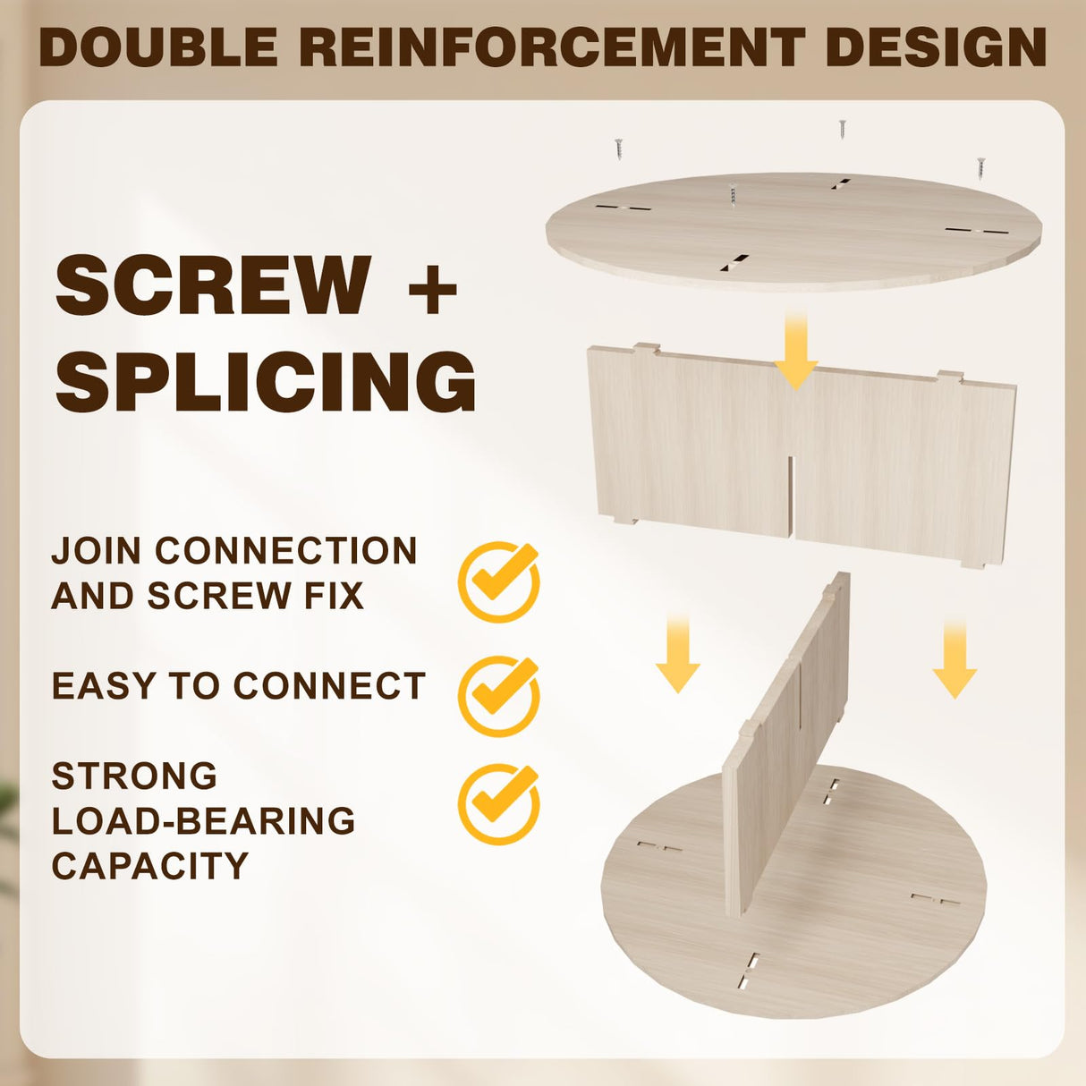 TOCRETOARE Rotating Shoe Rack Tower, 7-Tier Solid Pine Wood Spinning Shoe Display 360° Lazy Susan Shoe Rack, Revolving Shoe Stand, Shoe Rotating Organizer for Closet Shoes and Handbags TOCRETOARE