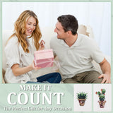 WEBEEDY Paper Quilling Kit 20 Sets DIY Cactus Card Quilling Kit with Paper Quilling Strips Tools and Supplies Greeting Card Making Kits for Beginners DIY Handmade Craft Home Room Wall Decor Gift WEBEEDY