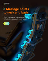 BestMassage Shiatsu Massage Chairs Full Body and Recliner Zero Gravity Massage Chair Electric with Built-in Heart Foot Roller Air Massage Easy to Move for Home Office,Black BestMassage