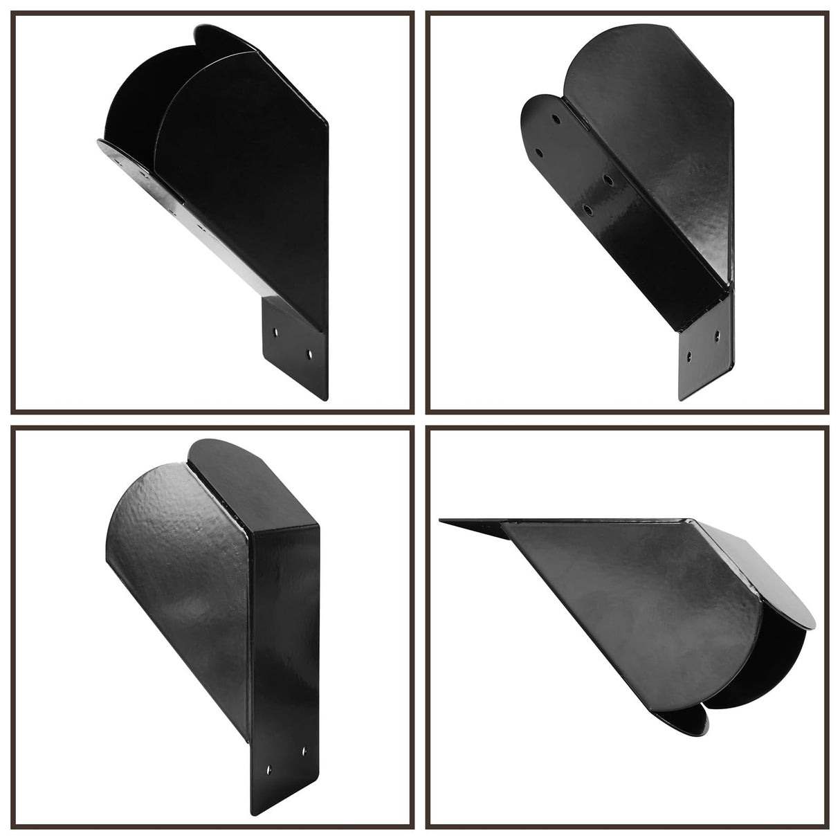 Rasugarlary Pergola Brackets, 2 Pcs 45-Degree Angle Bracket Heavy Duty Connector Brace for 4x4'' (Actual: 3.5x3.5'') Wood Post and Beam Pergola Gazebo DIY Kit Rasugarlary