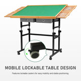 BuilderButler 2000 Pieces Puzzle Table with Wheels, with Drawers and Cover, 40.16"x28.5" Adjustable Height & 45° Tilting, Puzzle Board for Adults BuilderButler