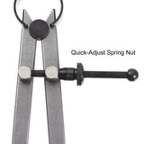 HARFINGTON Spring Joint Caliper 12 inch / 300mm Adjustable Spring Outside Caliper with Solid Nut for Wood Turning Lathe Work HARFINGTON