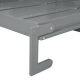 Merax Full Size Murphy Bed with Sofa, Murphy Bed Full with Couch, Adult Murphy Wall Bed, No Box Spring Needed, Gray Merax