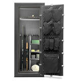 Stealth Premier 23 Gun Safe PR23 UL RSC Burglary Rated, 90 Minute Fire Protection, 23 Gun Capacity UL Listed Lock, CA DOJ Approved, Shelves & Customizable Door Panel Organizer Stealth