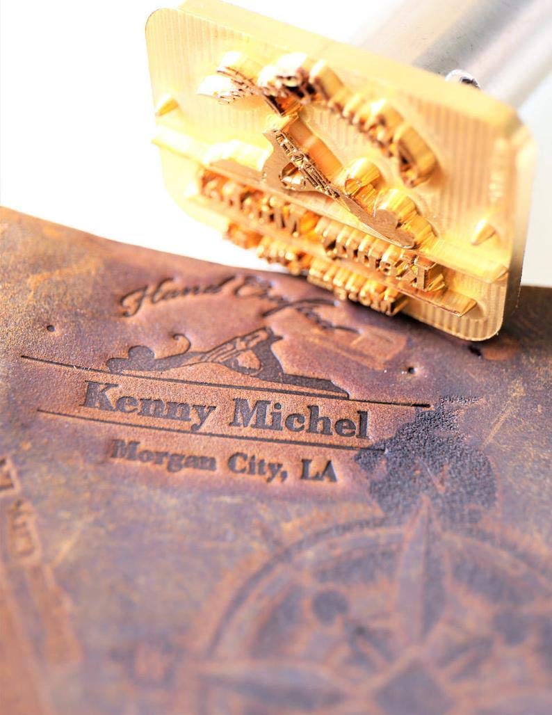 Custom Saw Blade Design Branding Iron for Wood, Leather & More by ZOECRAFTSUPPLY - WoodArtSupply