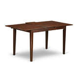 East West Furniture Picasso Modern Kitchen Rectangle Dining Table Top with Butterfly Leaf, 32x60 Inch, Mahogany East West Furniture