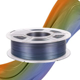 IEMAI Rainbow Silk PLA Filament 1.75mm, High-Speed 3D Printer Filament at 30-600mm/s, Rapid Color Changing Gradient Filament, Metallic Shiny Finish, 1kg/2.2lbs Spool IEMAI