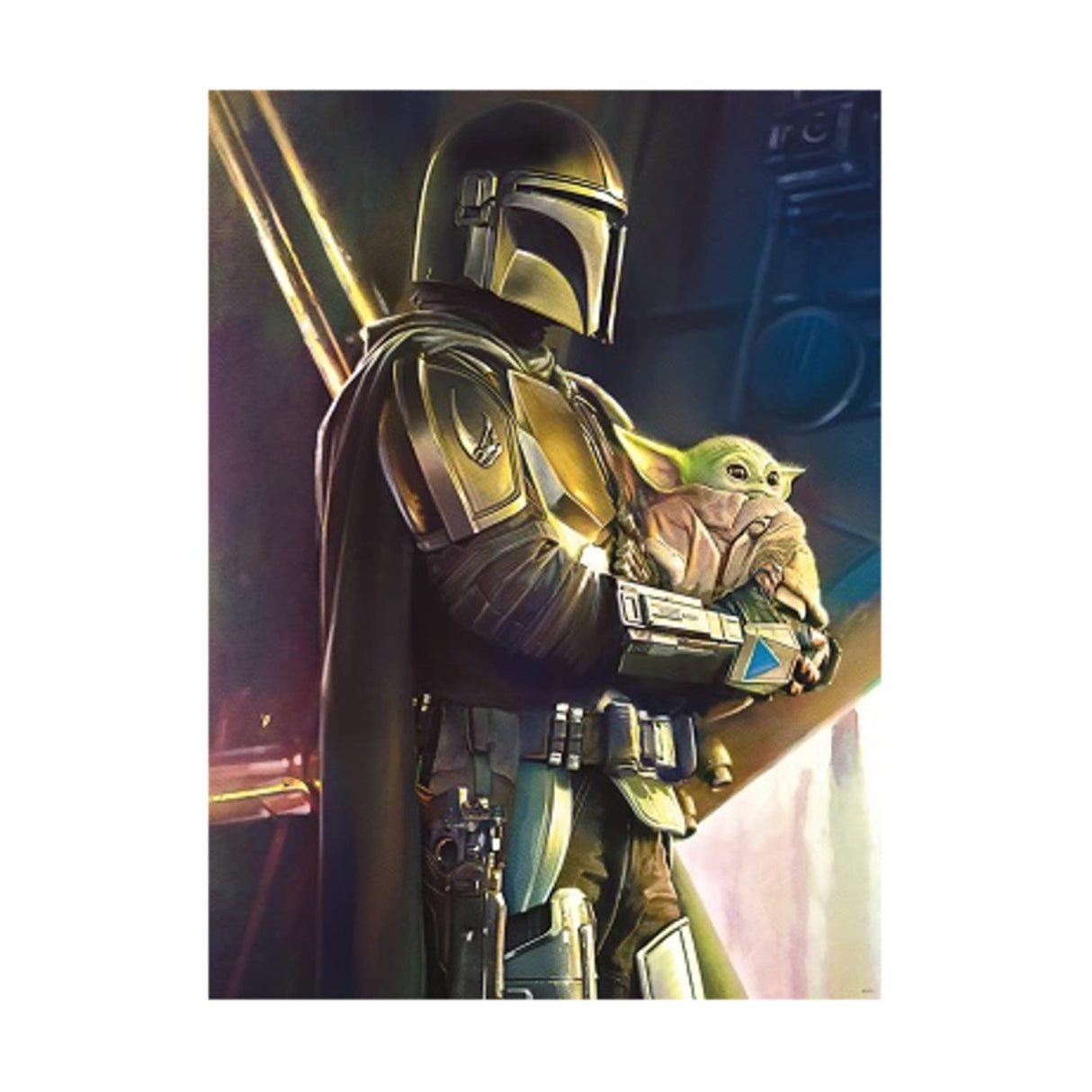 Buffalo Games - Star Wars: The Mandalorian - “Wherever I Go, He Goes” - 1000 Piece Jigsaw Puzzle Buffalo Games
