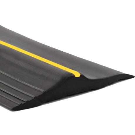 10Ft/3M Universal Garage Door Rubber Threshold Strip, Weatherproof Seal Strip DIY Weather Stripping Replacement, Not Include Adhesive/Sealant (Black) ToLanbbt
