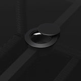 Yaheetech 5-Piece Patio Furniture Set, Outdoor Rattan 4 Dining Chairs & Tempered Glass Table with Umbrella Hole, for Garden Backyard Deck Balcony, Brown/Beige Yaheetech