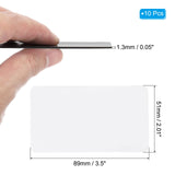 PATIKIL 3.5x2 in Sublimation Magnet Blanks, 10pcs Sublimation Blanks Products Personalized Refrigerator Magnets for Kitchen Fridge Home Decor, Rectangle PATIKIL