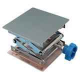 Stainless Steel Lab Jack Stand Table Lift Laboratory Mini Scissor Lift Jack 4" x 4" AHBLQD