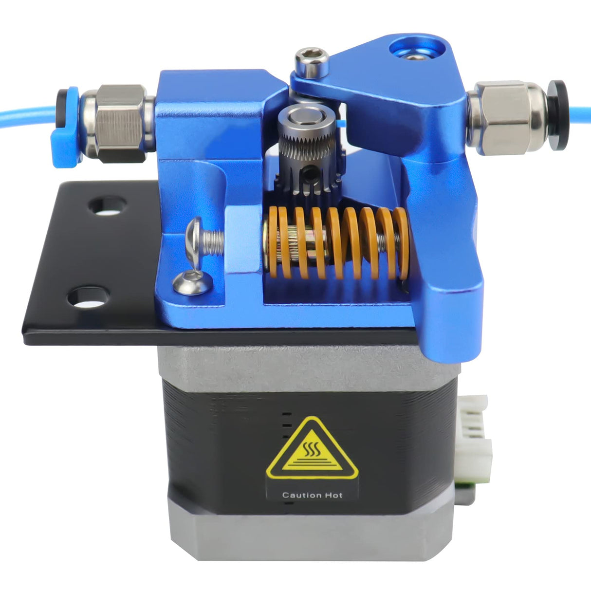 Haldis 3D Dual Gear Extruder, Upgraded Aluminum Alloy Block Bowden Extruder 1.75mm Filament Dual Drive Feed for Creality CR-10S CR10S PRO Ender-3 Ender 3PRO Ender 5 WoodArtSupply