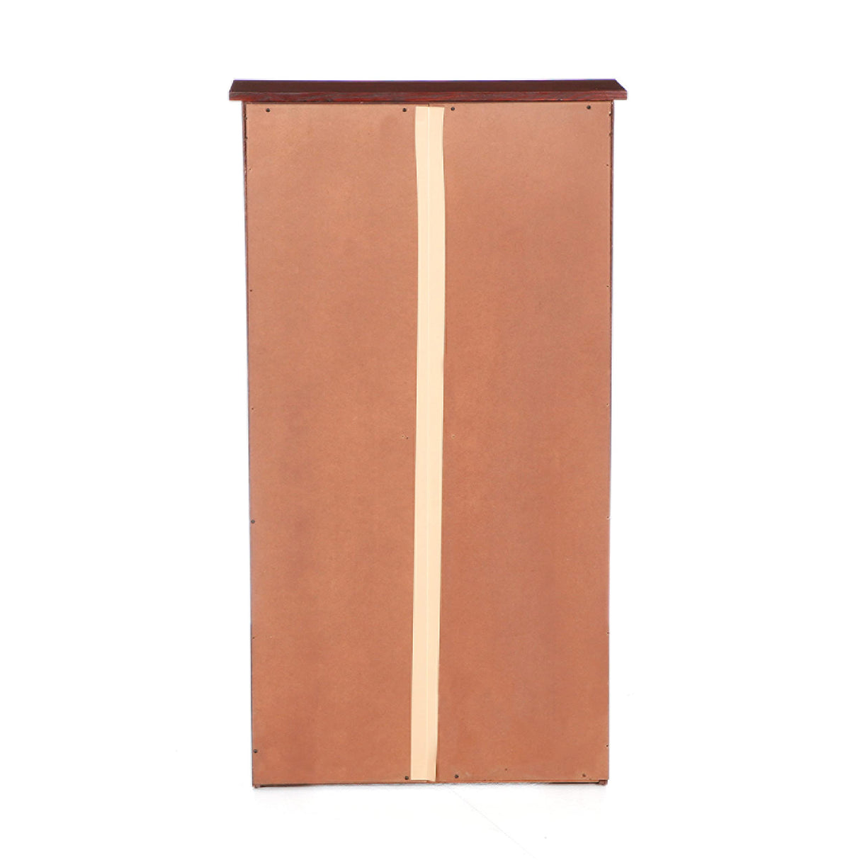 SEI Furniture Window Pane Storage Adjustable Shelves Display Cabinet, 47.75" H x 26.25" W x 9.5" D, Cherry SEI Furniture