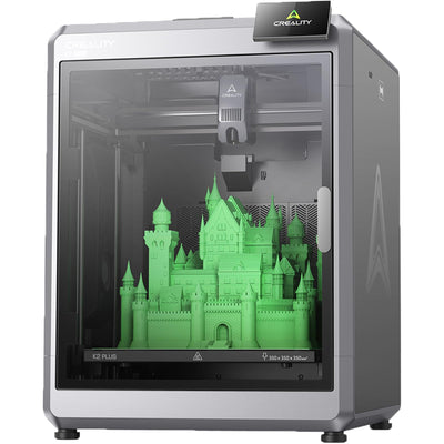Creality K2 Plus 3D Printer, Support Multi Color Printing Needs CFS, Max 600mm/s Fast Printing, Dual AI Cameras, Full-auto Leveling, Ready-to-Use FDM 3D Printers, Large Build Volume 350x350x350mm