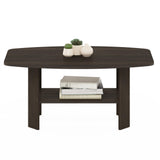 Furinno Simple Design Coffee Table, Dark Brown Furinno