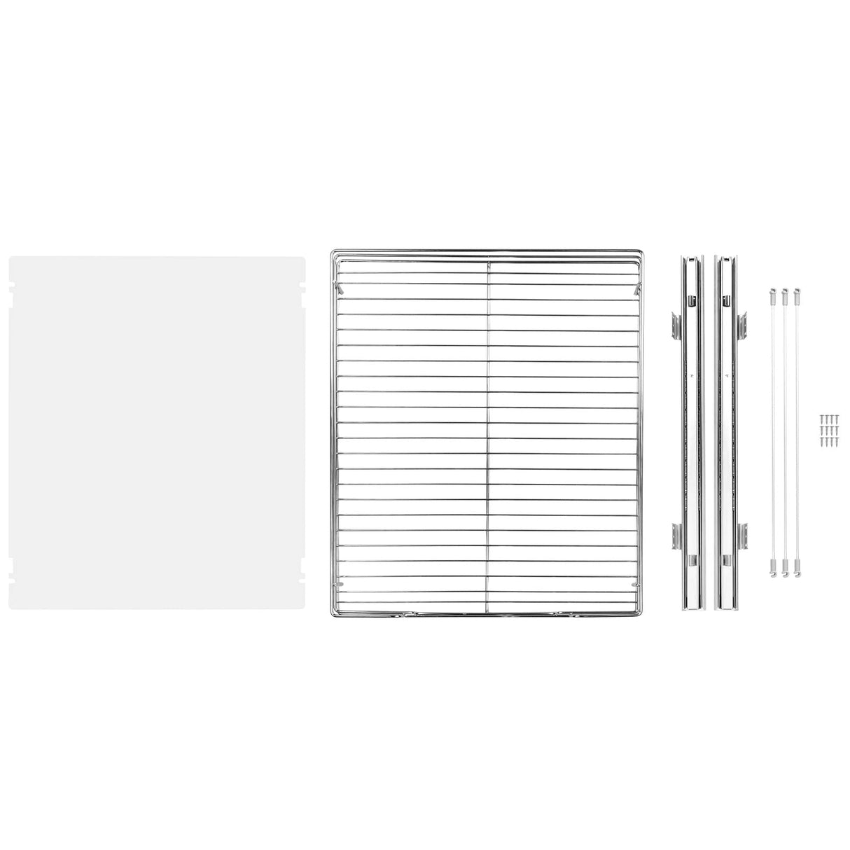 VEVOR 17"W x 21"D Pull Out Cabinet Organizer, Heavy Duty Slide Out Pantry Shelves, Chrome-Plated Steel Roll Out Drawers, Sliding Drawer Storage for Home, Inside Kitchen Cabinet, Bathroom, Under Sink VEVOR