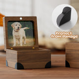 iDIY Personalized Dog Memorial Gifts, Pet Memorial Gifts for Dogs or Cats, Pet Hair Keepsake Box, Wooden Pet Fur Ashes Memorial Box, Pet Loss Sympathy Gift for Dogs Cats iDIY