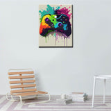 Aihonmin Paint by Number Kits 16 x 20inch Canvas DIY Oil Painting for Kids, Students, Adults Beginner with Brushes & Acrylic Pigment - Colorful Video Game(Without Frame)-Best Gamer Gifts Aihonmin