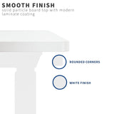 VIVO Universal 71 x 30 inch Table Top for Standard and Sit to Stand Height Adjustable Home and Office Desk Frames, White Desktop, DESK-TOP72-30W VIVO