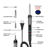 Imdinnogo 3D Printer Accessories Tool Kit Modify Finishing Smoothing Tool Cleaning Needle Scarper: 1Pcs Soldering Iron with 8Pcs Brass Trimming Head 1Pcs Connector Bczamd Imdinnogo