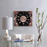 Diamond Painting Kits,5D Diamond Art with Accessories & Tools,Moon Phase Painting with Diamond，Relaxation and Home Wall Decor 12 x 16inch FILASLFT