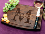 Straga Personalized Cutting Boards | Handmade Wood Engraved Charcuterie | Custom Wedding, Anniversary, Birthday or Family Reunion Gift for Chef or Straga