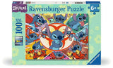Ravensburger Disney Stitch: in My Own World 100 Piece XXL Jigsaw Puzzle for Kids - Every Piece is Unique, Pieces Fit Together Perfectly Ravensburger