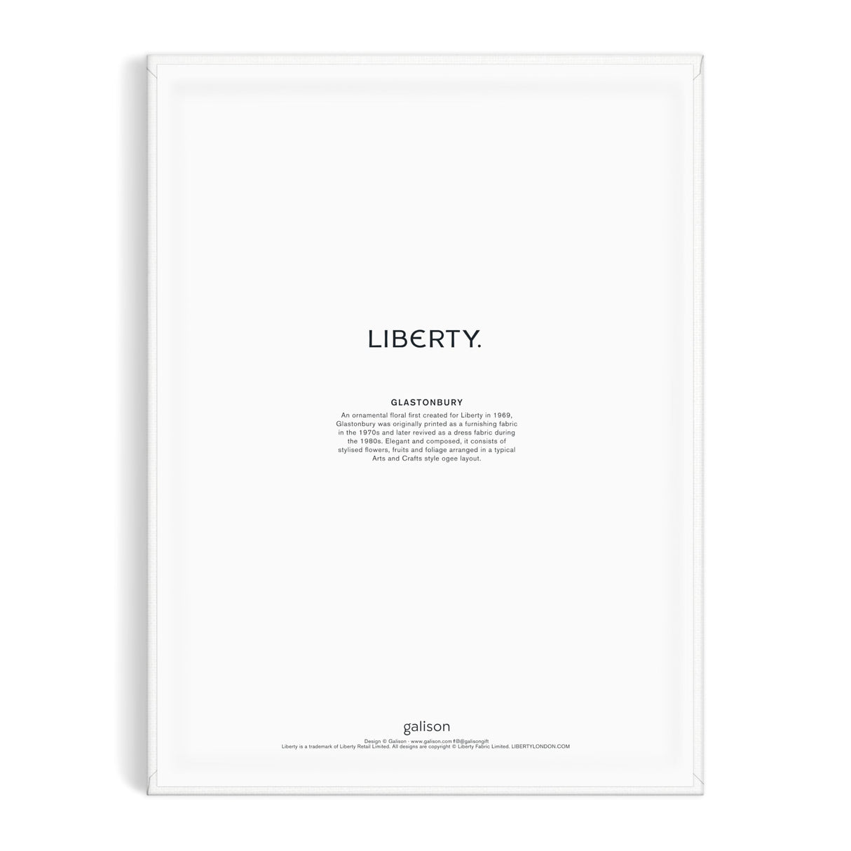 Galison Liberty Glastonbury – DIY 9 x 12 Paint by Number Kit with Iconic Liberty Print Art for Beginners and Experts Includes Paint and Brushes Galison