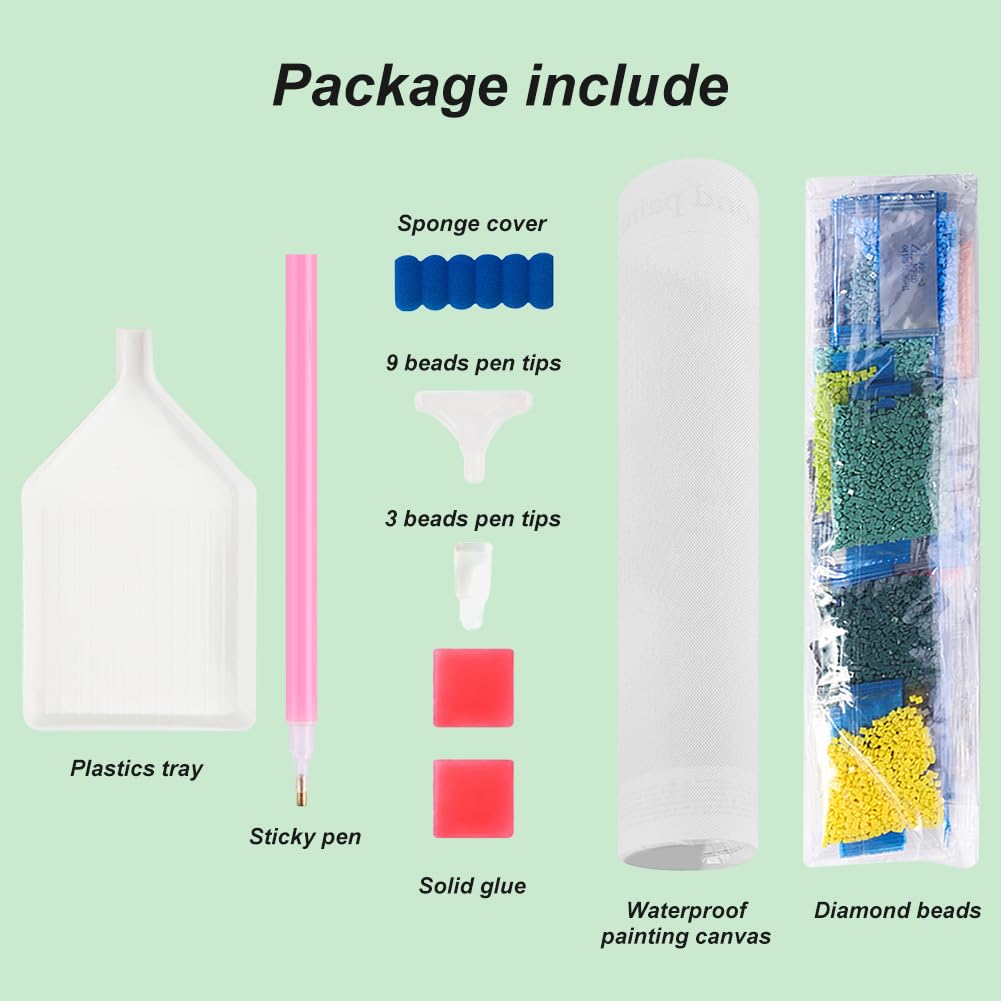 WSLWXSHM Diamond Painting Kits for Adults Dog, Animal Round Full Drill Diamond Art Kits, 5D DIY Paint with Diamonds Crafts for Home Wall Decoration Gifts 12×12Inch WSLWXSHM