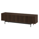 Henn&Hart Rectangular TV Stand for TV's up to 75" in Warm Brown, for Home, Living Room, Bedroom, Entertainment Room, Office Henn&Hart