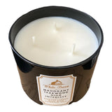 Bath & Body Works White Barn 3-Wick Candle in Mahogany Teakwood High Intensity, Scented Bath & Body Works