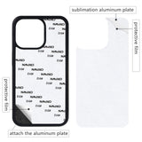 MAIKESUB 5 PCS Sublimation Phone Case for iPhone 13 6.1 Inch Sublimation Blanks Printable Blank Phone Cases Customized Phone Covers for DIY Soft Rubber Protective Shockproof Slim Case Anti-Slip MAIKESUB