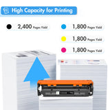 TRUE IMAGE Compatible Toner Cartridge Replacement for HP 131X 131A M276nw CF210X for HP Laserjet Pro 200 Color MFP M276nw M251nw M276n M251n Printer Ink (Black Cyan Yellow Magenta, 4-Pack) TRUE IMAGE