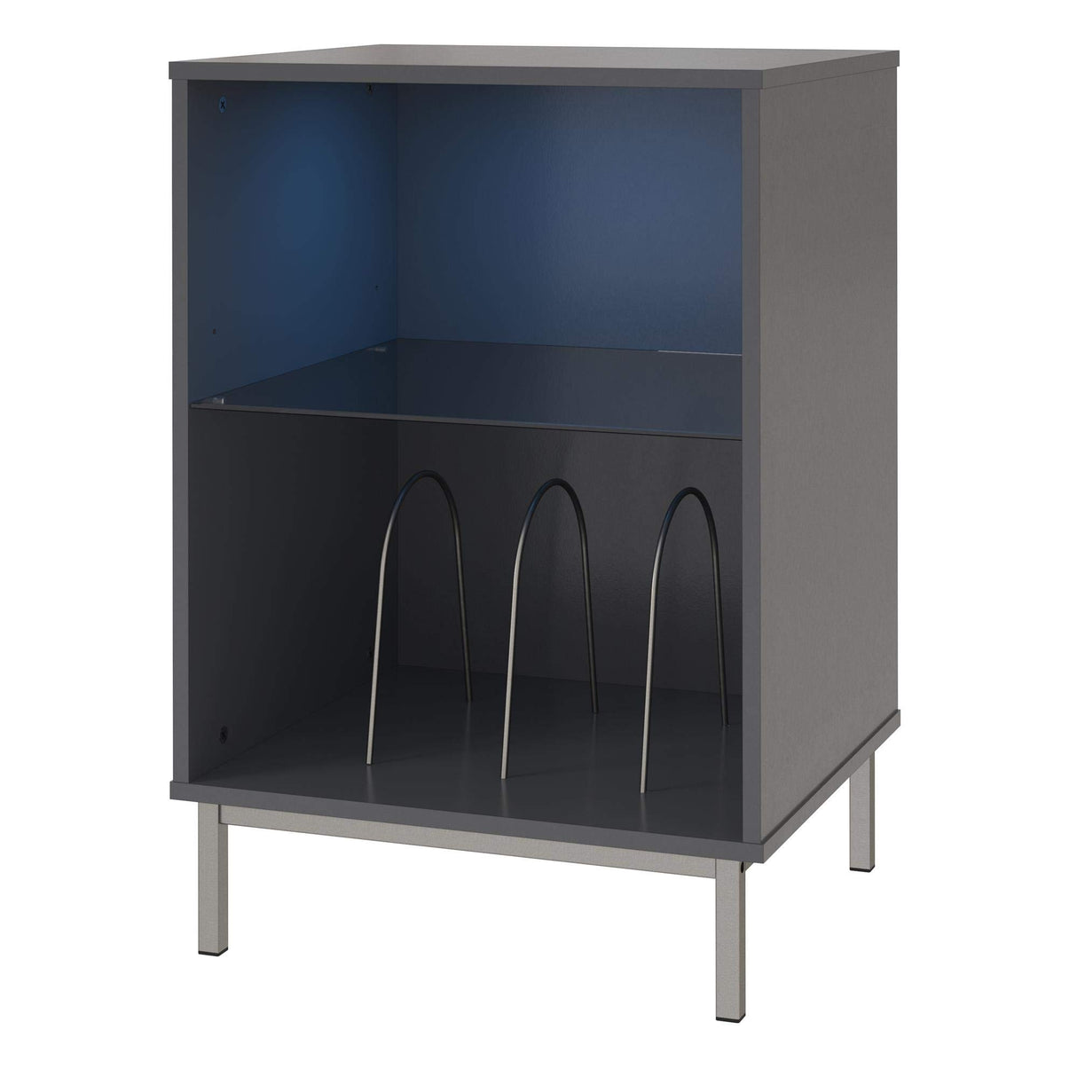 Ameriwood Home Lumina Turntable Stand (Graphite Grey) Ameriwood Home