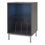 Ameriwood Home Lumina Turntable Stand (Graphite Grey) Ameriwood Home