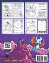 Color Me Dragons: Coloring and Activity Book WoodArtSupply