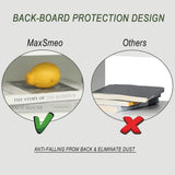 MaxSmeo White Nightstand, Small Bed Side Table for Small Spaces,Mid Century Modern Nightstand End Table with Storage and Solid Wood Legs for Bedroom Living Room(White) MaxSmeo