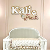 Custom Name Sign for Nursery, Baby Wooden Name Sign, Wooden Nursery Name Sign, Nursery Name Sign For Boy/Girl, Baby Name Announcement Sign, Wooden Outline Name Signs, Baby Name Signs For Nursery15 IZI POD