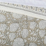 Levtex Home Adare Taupe Reversible Full/Queen Quilt Set (88x92in) and 2 Pillow Shams (26x20in) - Floral Bedding - Taupe White - Cotton Full/Queen Size Quilt Bedding Set - Lightweight, Soft, Pre-Washed Levtex Home